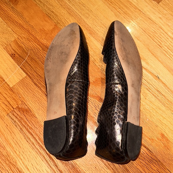 Sam Edelman Augusta Snakeskin Flats - Picture 3 of 4